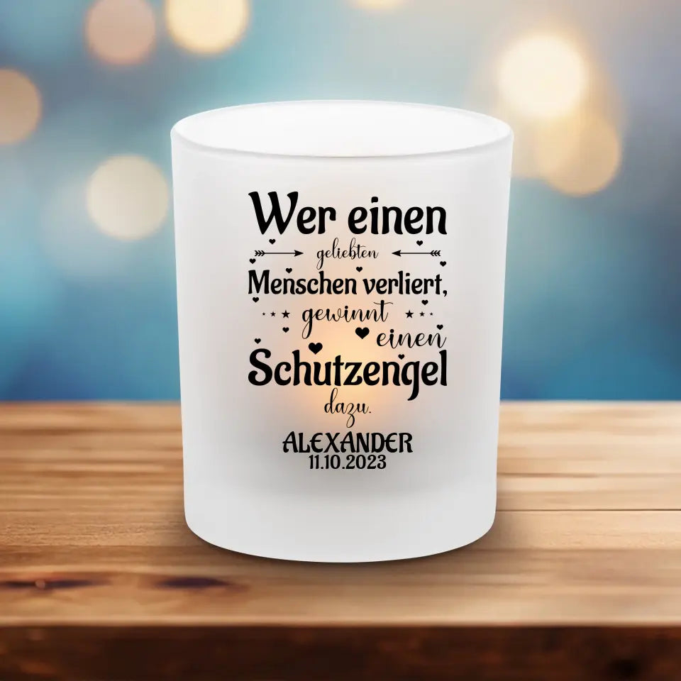 Schutzengel - Teelichthalter