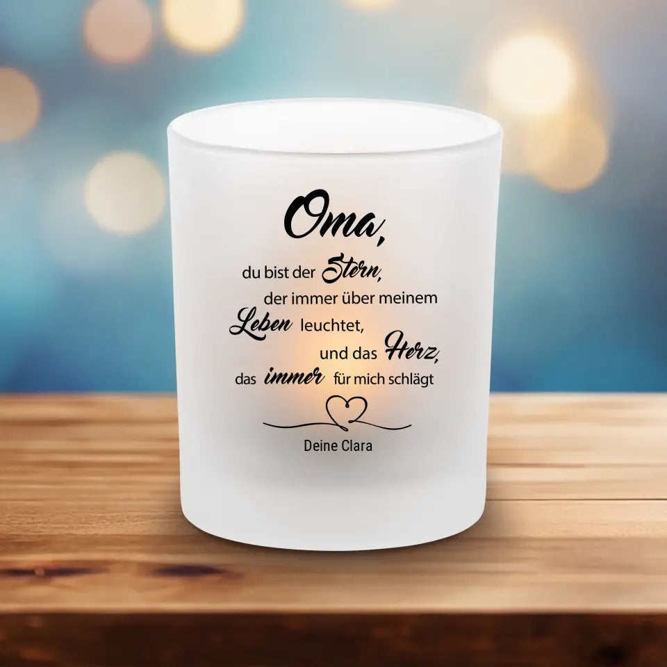 Mein Stern - Teelichthalter