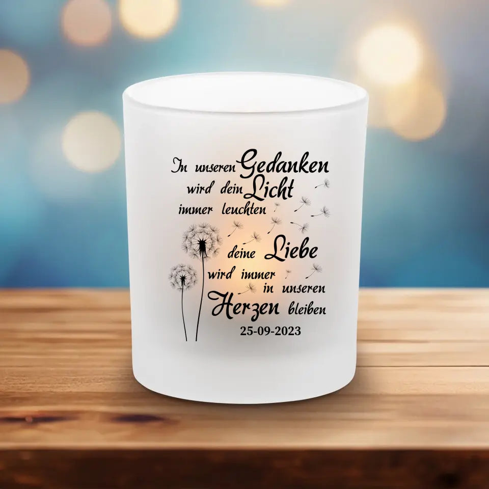 In Gedanken - Teelichthalter
