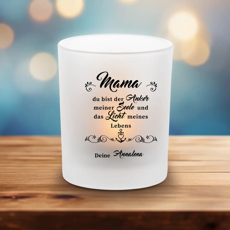 Anker meiner Seele - Teelichthalter