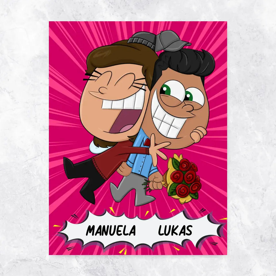 Cartoon Elfen - Poster