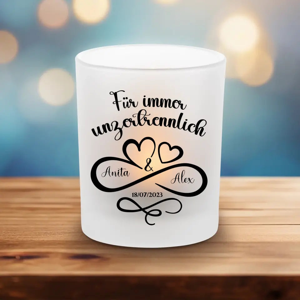Unzertrennlich - Teelichthalter