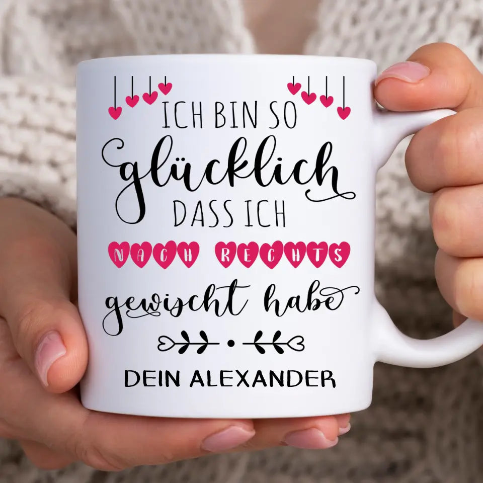 Rechts Gewischt - Tasse