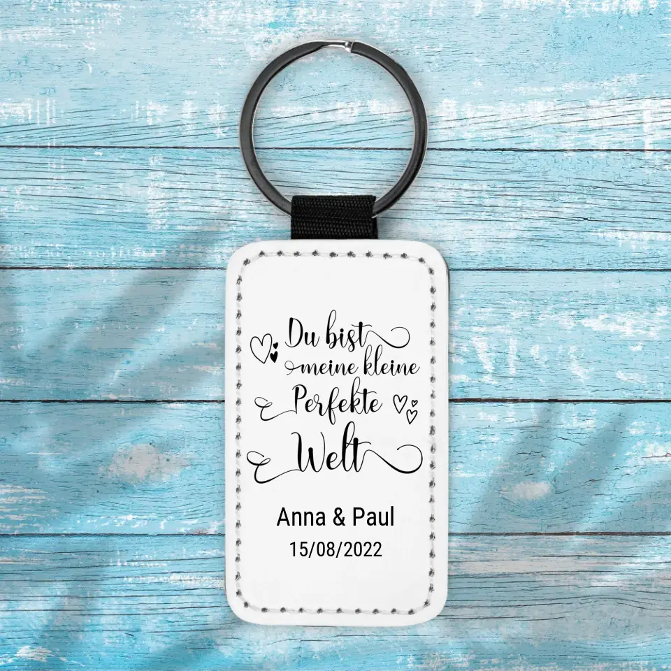 Perfekte Welt - Schlüsselanhänger