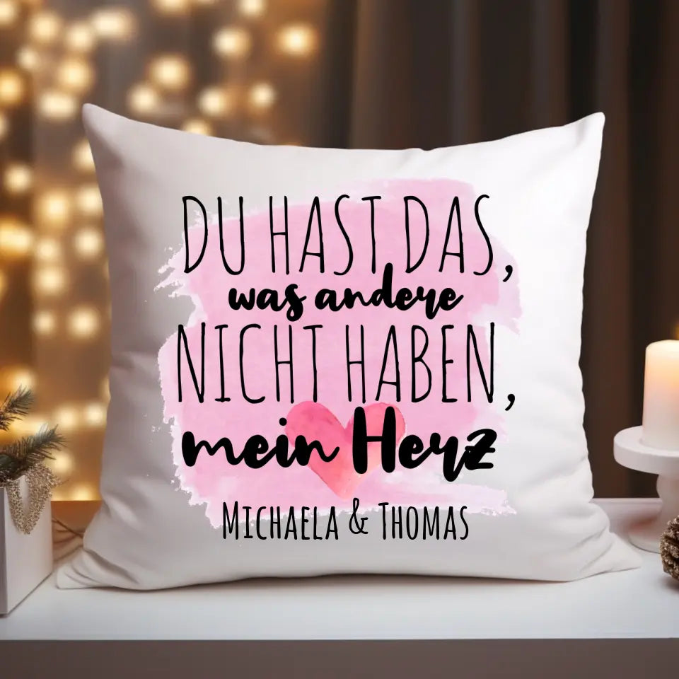 Mein Herz - Kissen