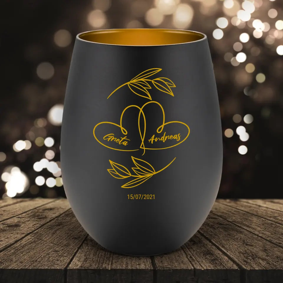 Gemeinsames Herz - Windlicht