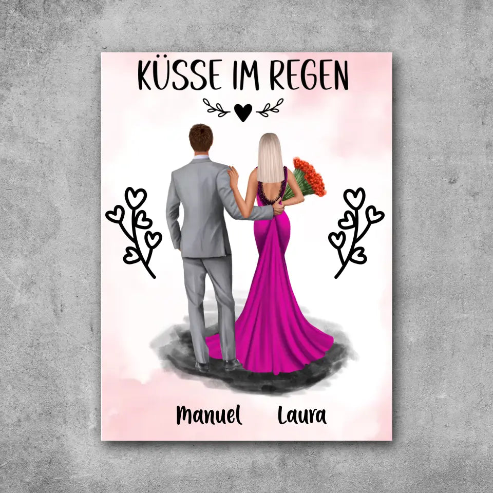 Schickes Paar - Leinwand