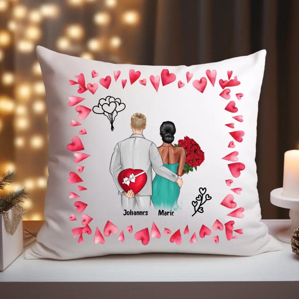 Valentinstag Paar - Kissen