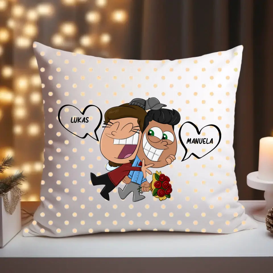 Cartoon Elfen - Kissen