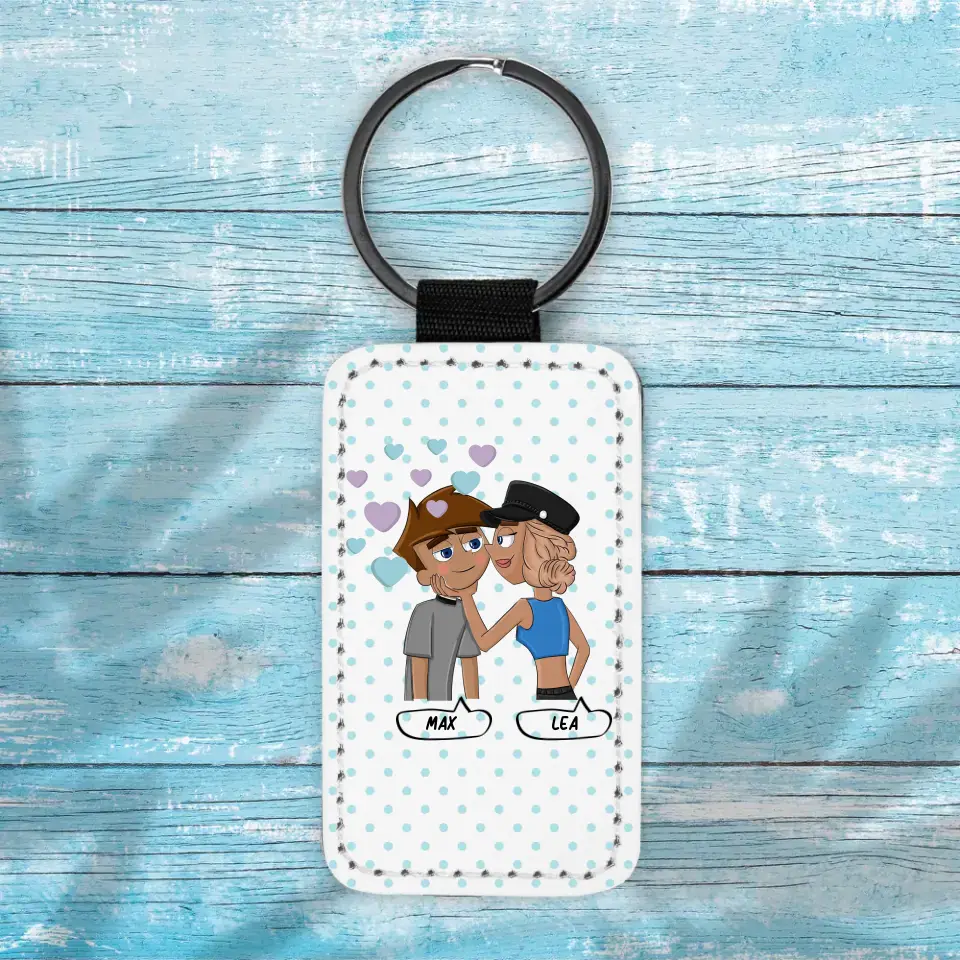 Comic Liebe - Schlüsselanhänger