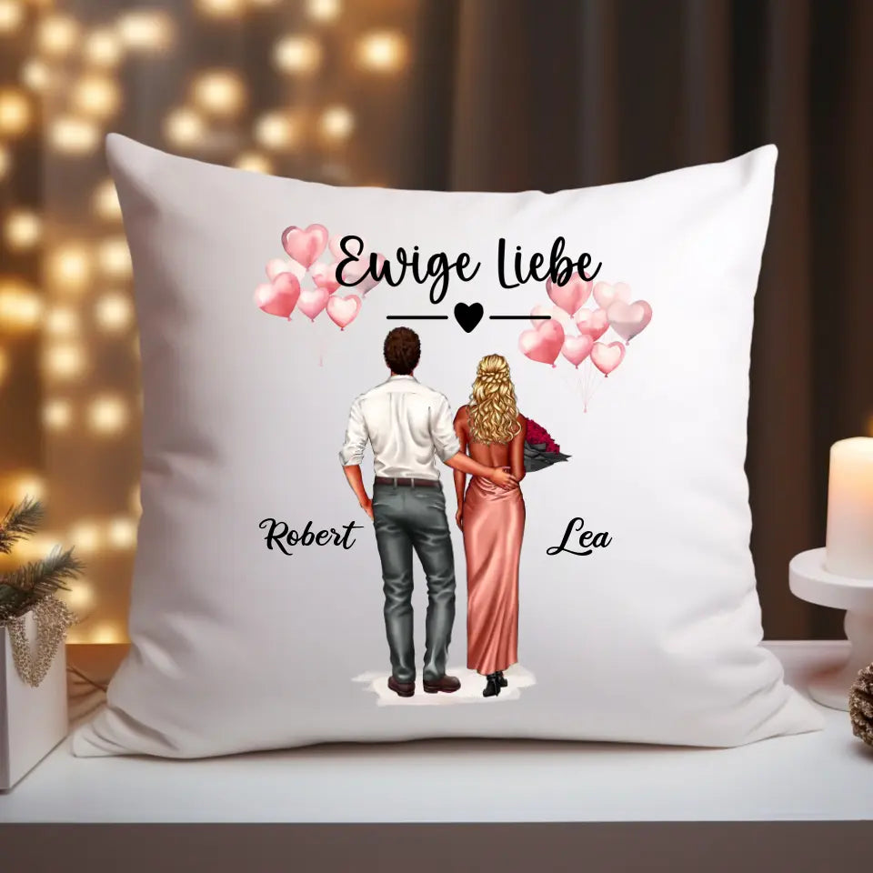 Valentinstag schickes Pärchen - Kissen