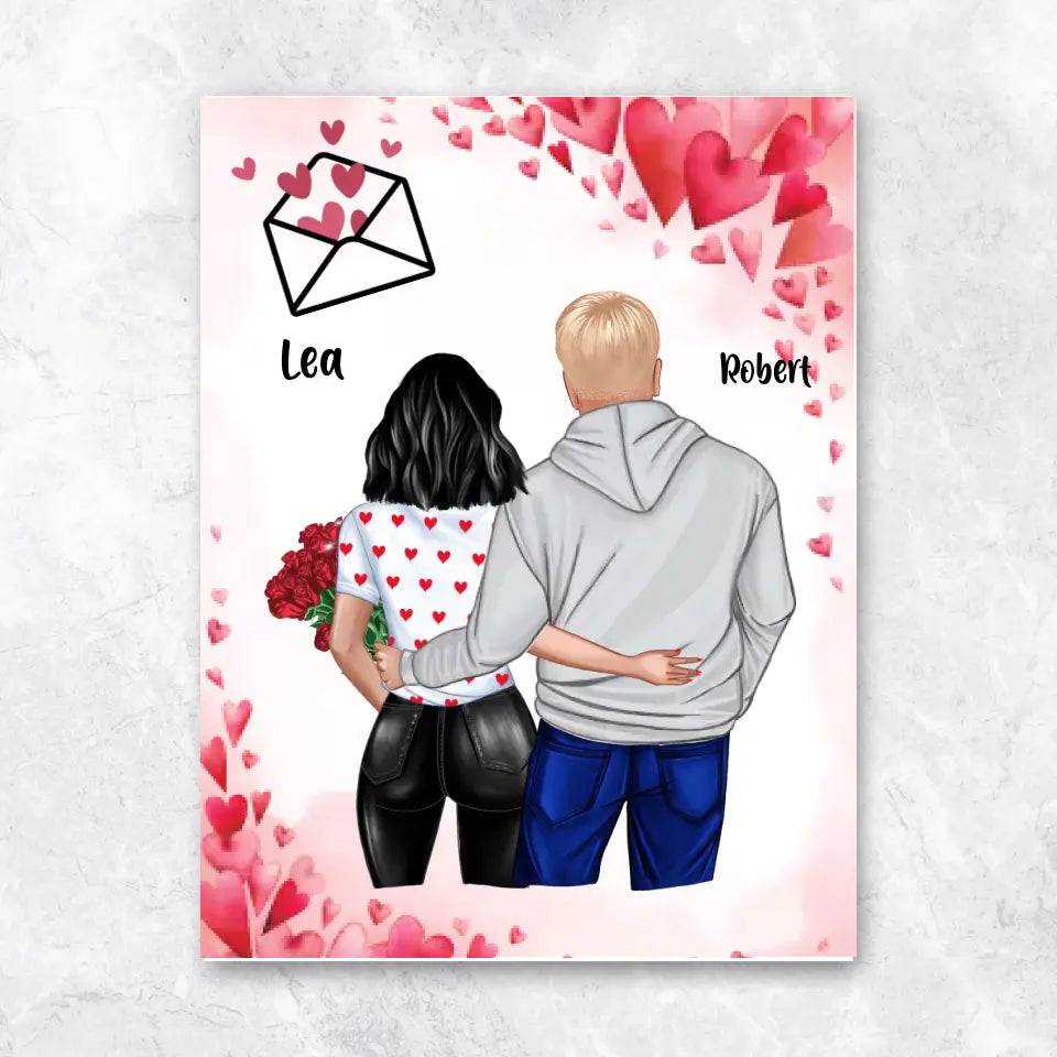 Valentinstag Pärchen - Poster