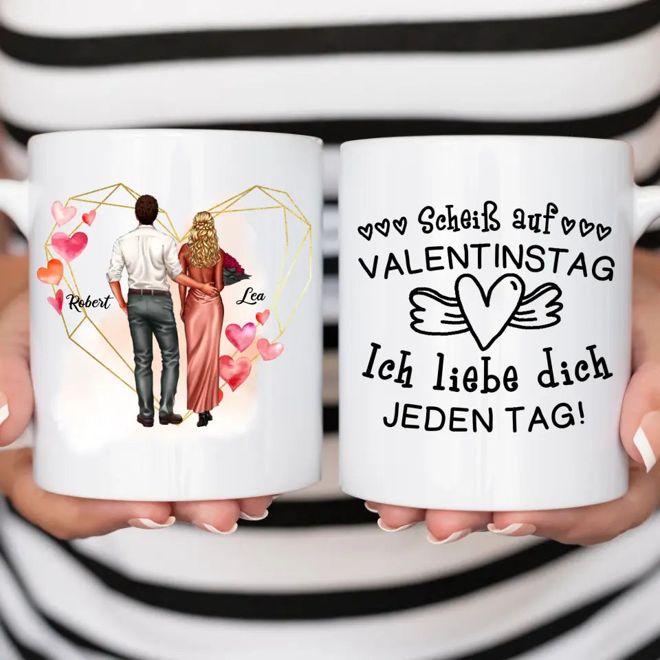 Valentinstag Schickes Pärchen - Tasse