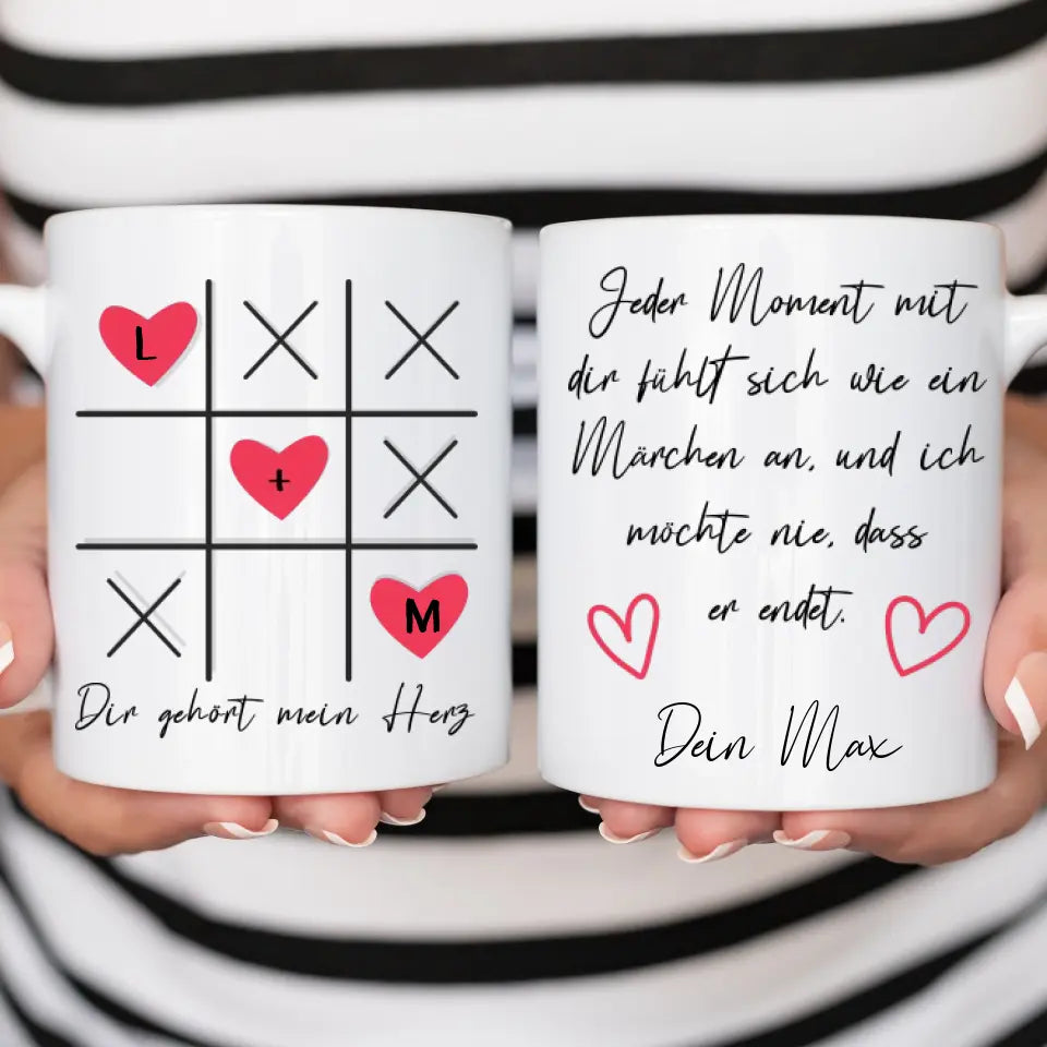 Liebe Tic Tac Toe - Tassen