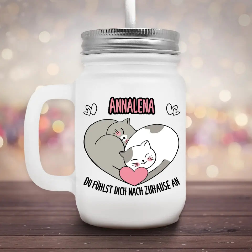 Du bist mein Zuhause - Marmeladenglas