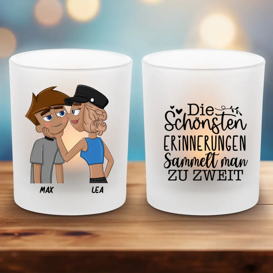 Comic Liebe - Teelichthalter