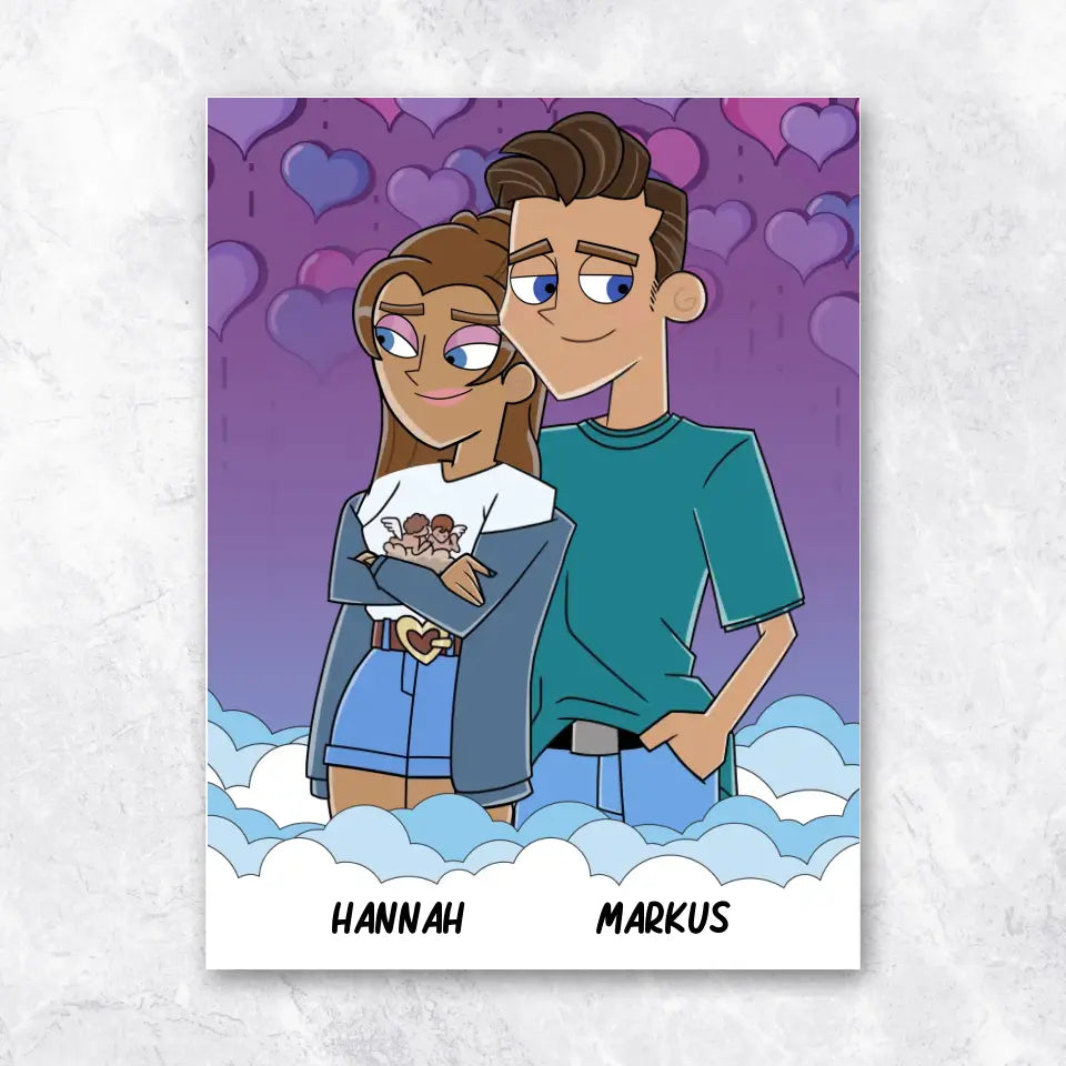 Comic Portrait - Poster