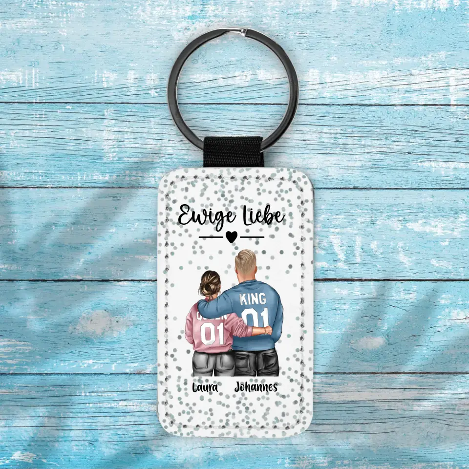 King und Queen - Schlüsselanhänger