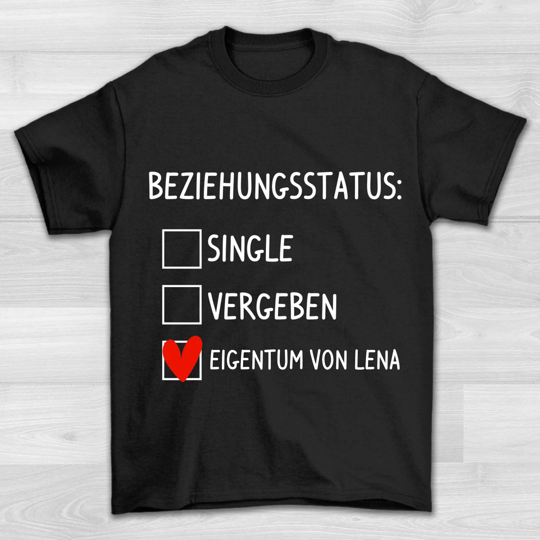 Beziehungsstatus - T-Shirt Valentinstag