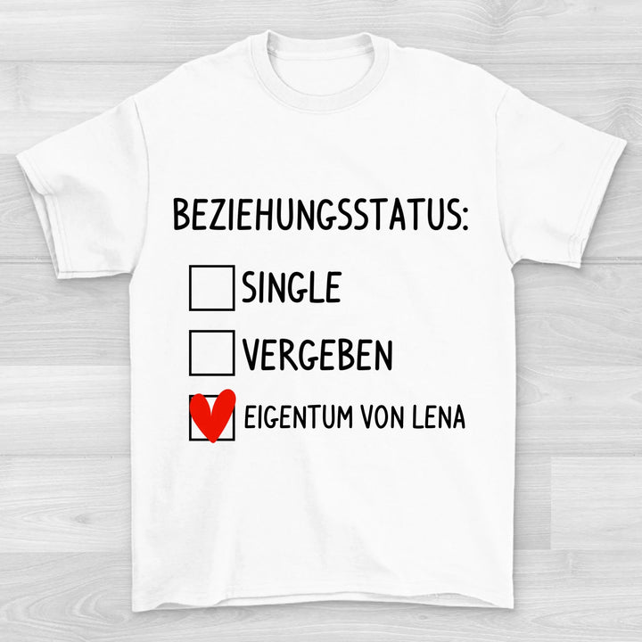 Beziehungsstatus - T-Shirt Valentinstag