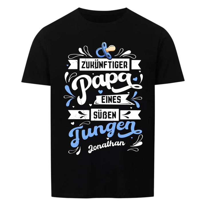 Papa Eines Süßen Jungen