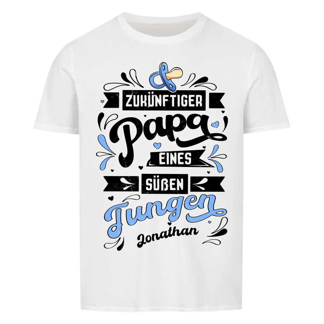 Papa Eines Süßen Jungen