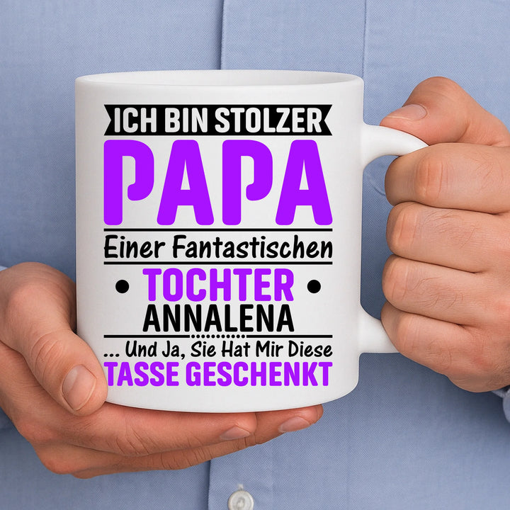 Stolzer Papa