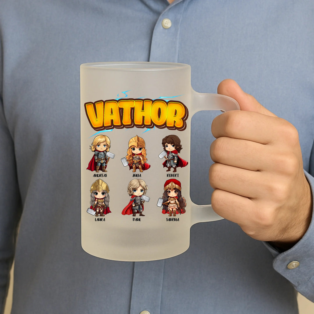 Vathor - Satiniertes Bierglas