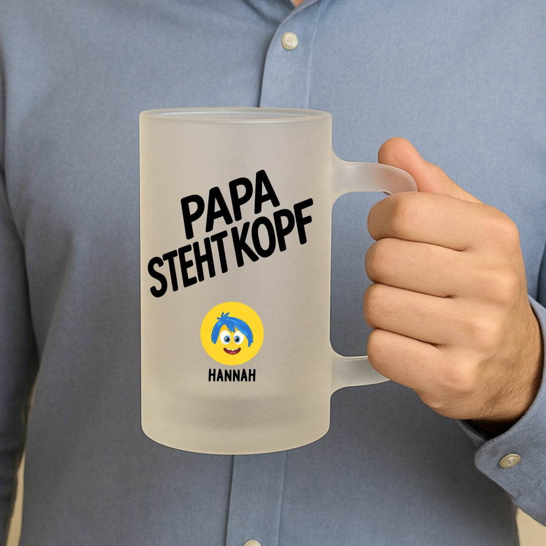 Papa steht Kopf