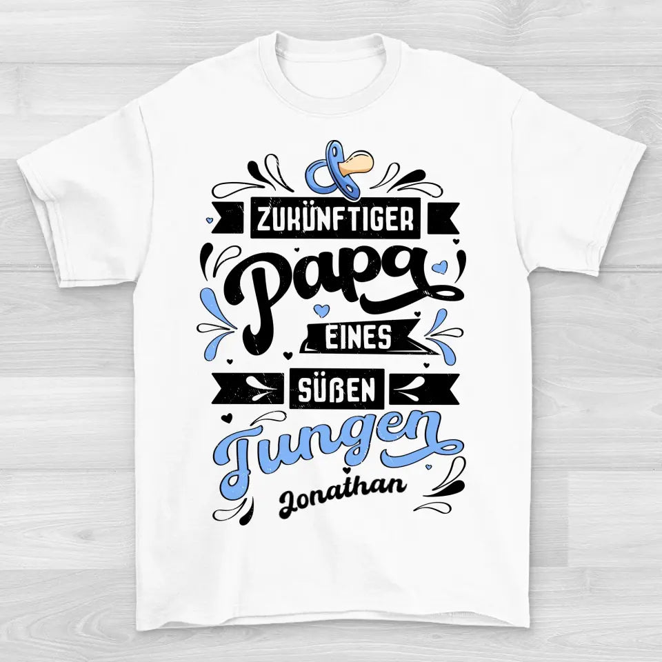 Papa Eines Süßen Jungen - Shirt Unisex