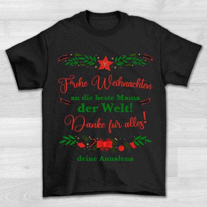 Weihnachten Mama - Shirt