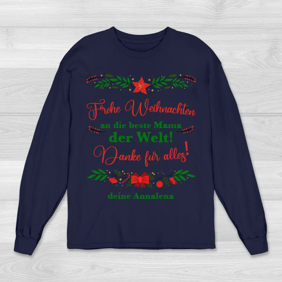 Frohe Weihnachten - Sweatshirt