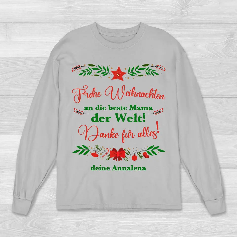 Frohe Weihnachten - Sweatshirt