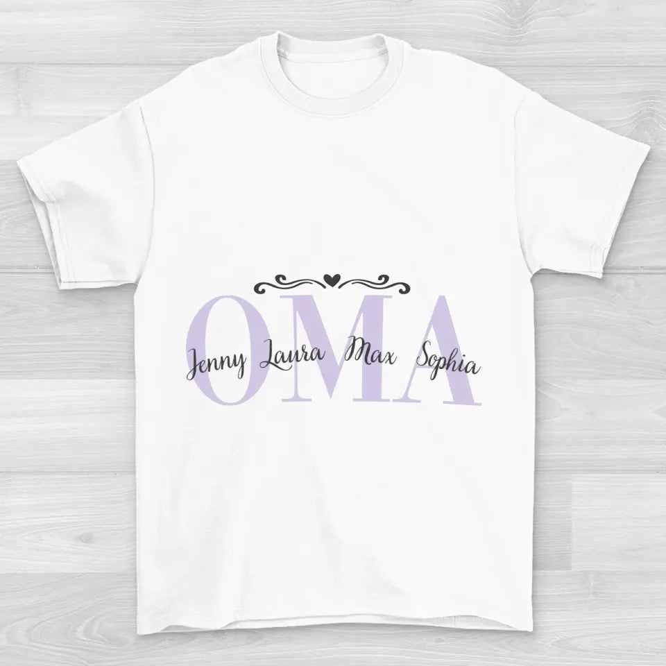 Oma und Kinder - Shirt Unisex