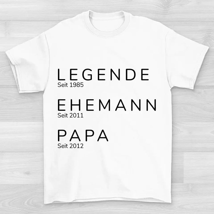 Legende Ehemann Papa - Shirt Unisex