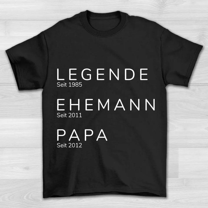 Legende Ehemann Papa - Shirt Unisex