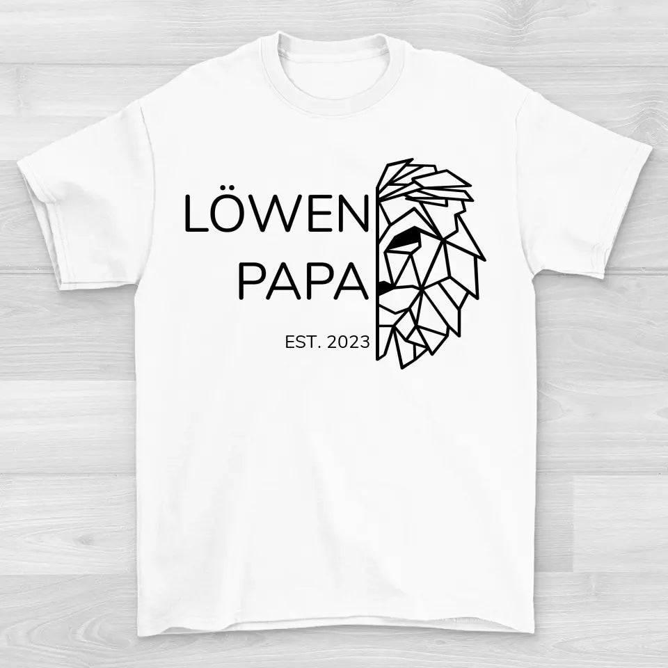 Löwen Papa EST - Shirt Unisex