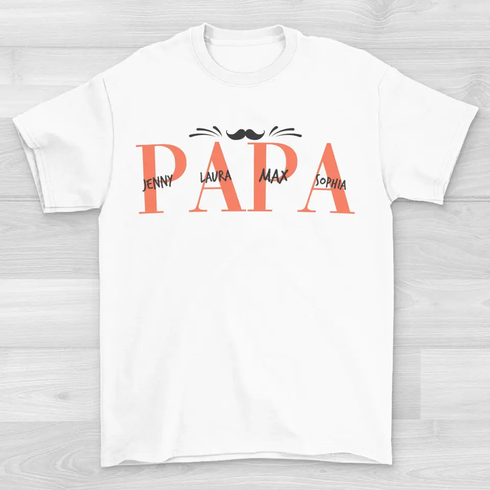 Papa und Kinder - Shirt Unisex