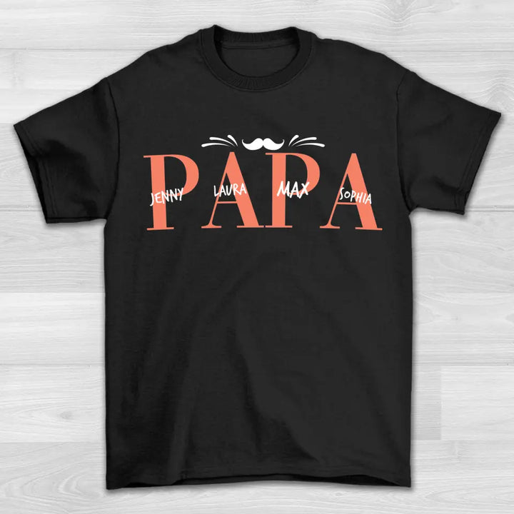 Papa und Kinder - Shirt Unisex