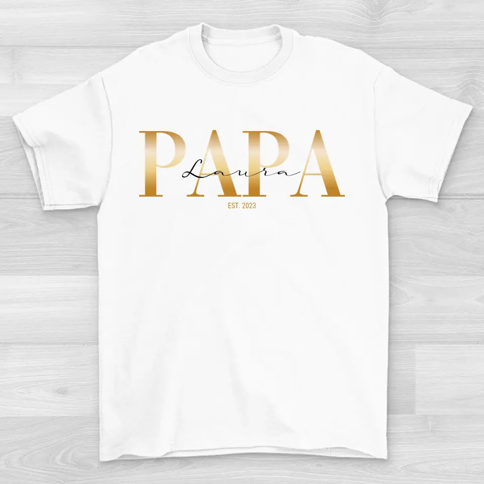 Papa EST. - Shirt Unisex