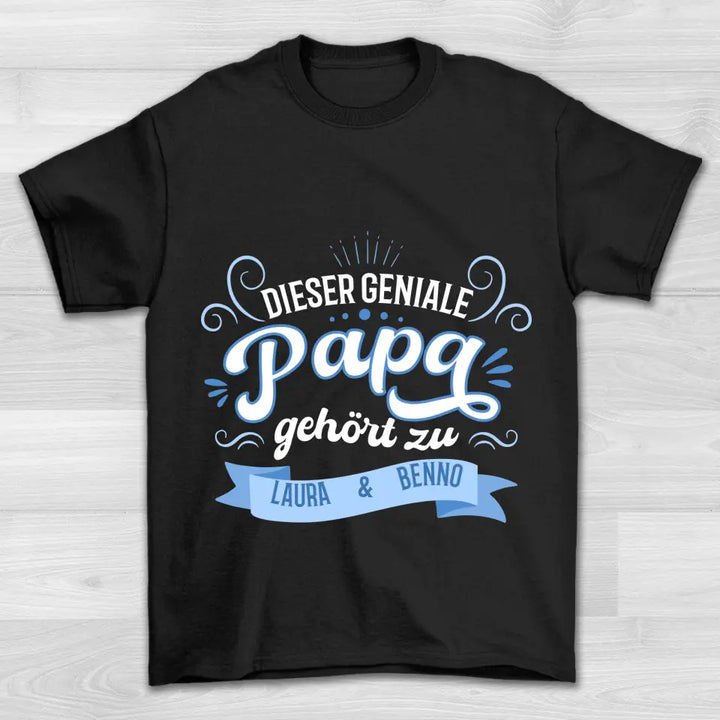 Geniale Papa - Shirt Unisex