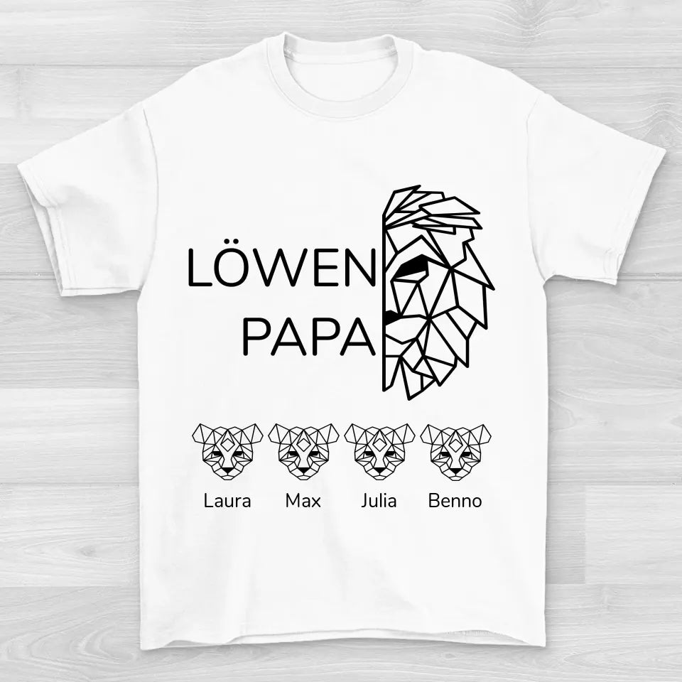 Löwen Papa - Shirt Unisex