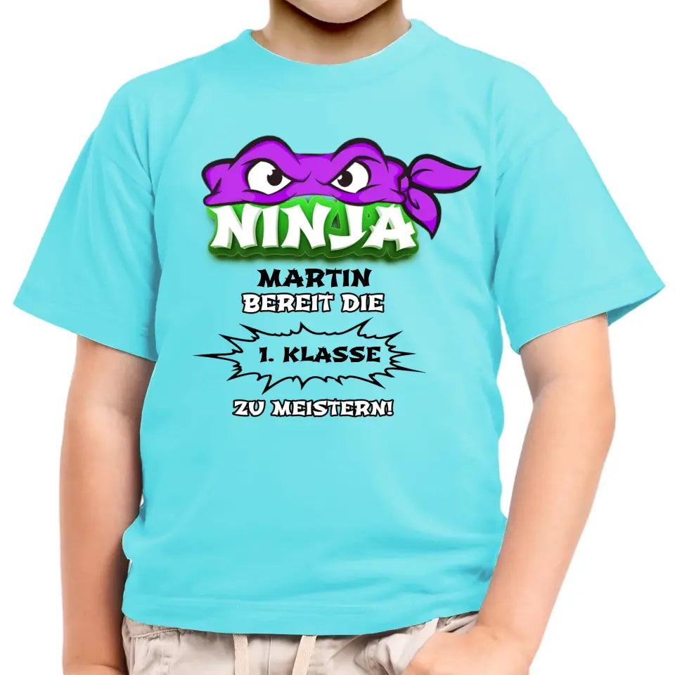 Ninja Schüler - Kinder T-Shirt Unisex