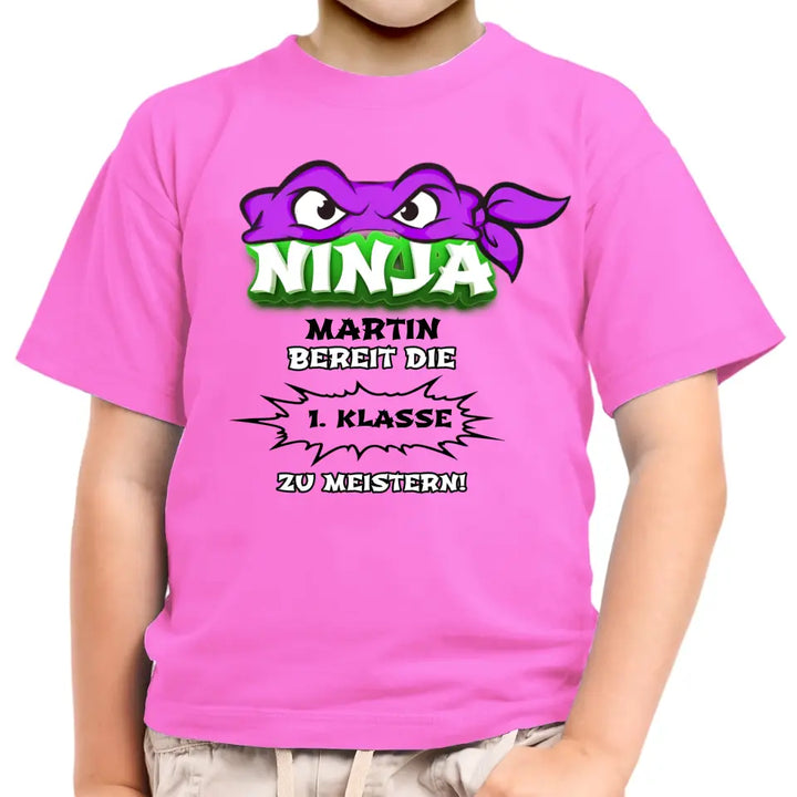 Ninja Schüler - Kinder T-Shirt Unisex