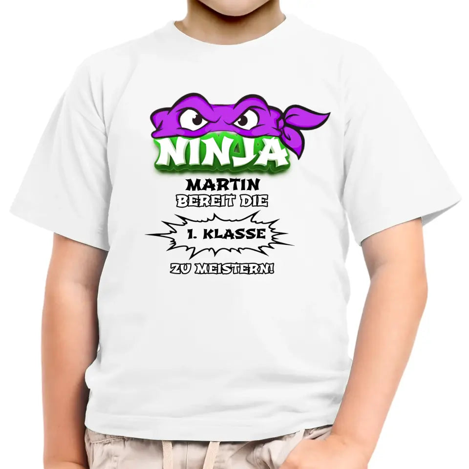 Ninja Schüler - Kinder T-Shirt Unisex