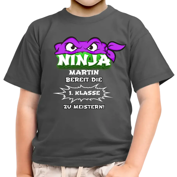 Ninja Schüler - Kinder T-Shirt Unisex