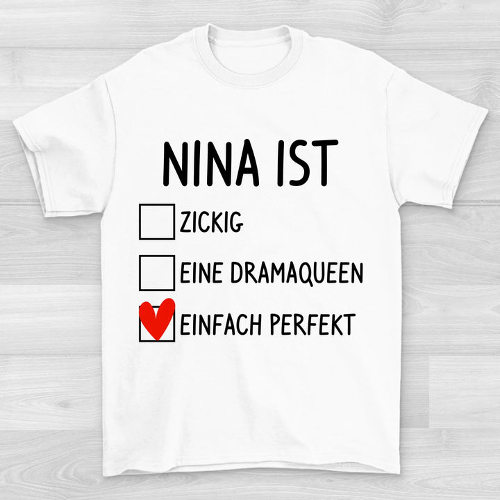 Einfach perfekt - Valentinstag T-Shirt
