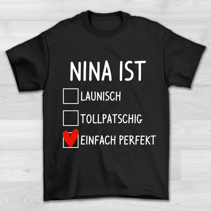 Einfach perfekt - T-Shirt Valentinstag